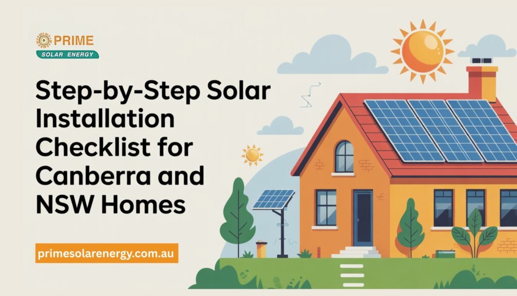 Step-by-Step Solar Installation Checklist for Canberra and NSW Homes
