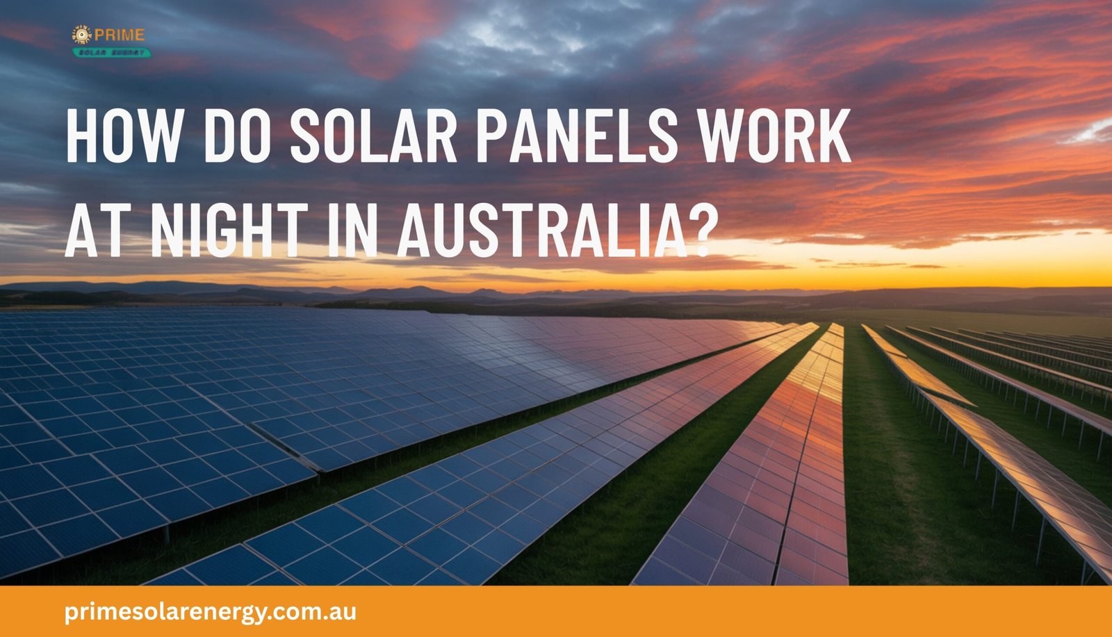 How Do Solar Panels Work at Night in Australia?