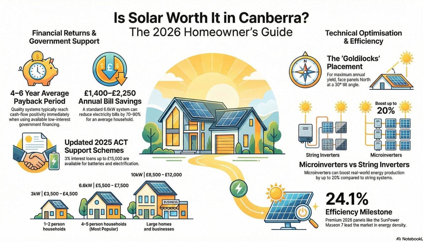 Solar Panels Canberra: Complete 2026 Buyer's Guide for Homeowners 