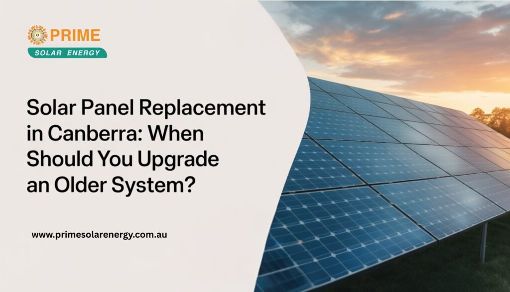 Solar Panel Replacement in Canberra: When Should You Upgrade an Older System?