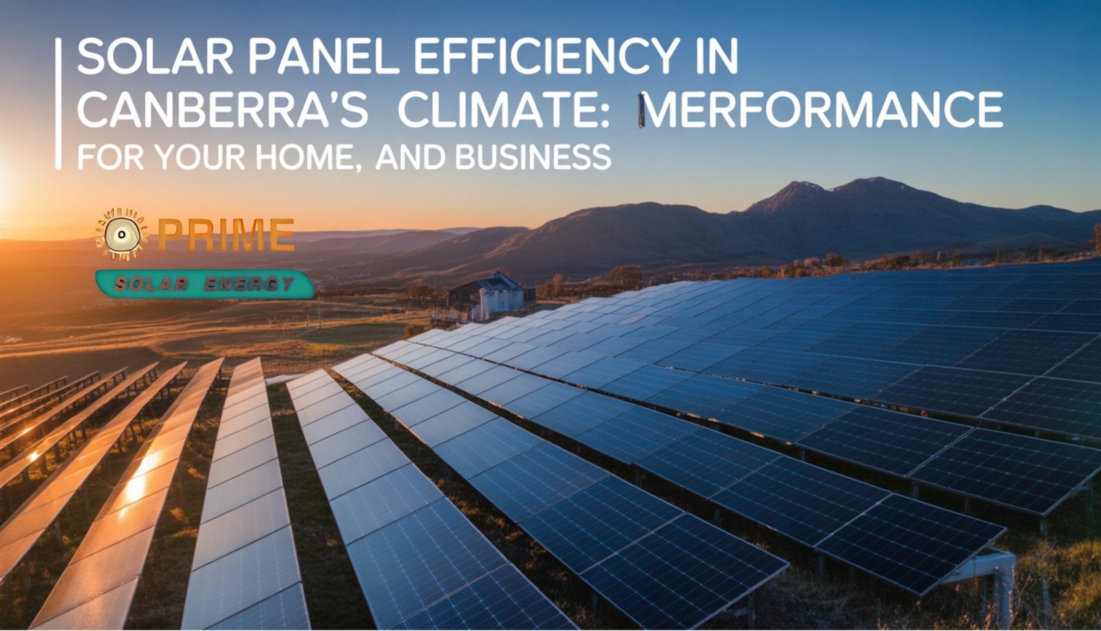 Solar Panel Efficiency in Canberra's Climate: Maximizing Performance for Your Home and Business