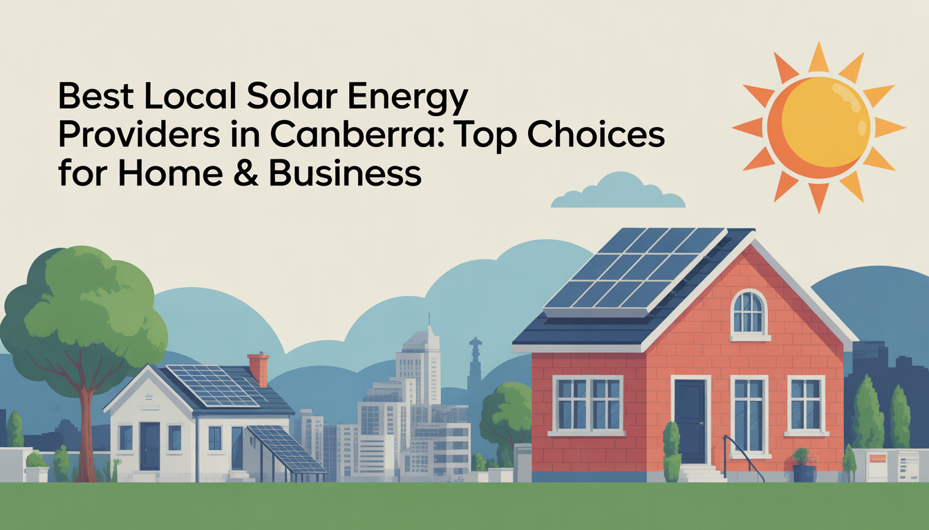 Best Local Solar Energy Providers in Canberra: Top Choices for Home & Business