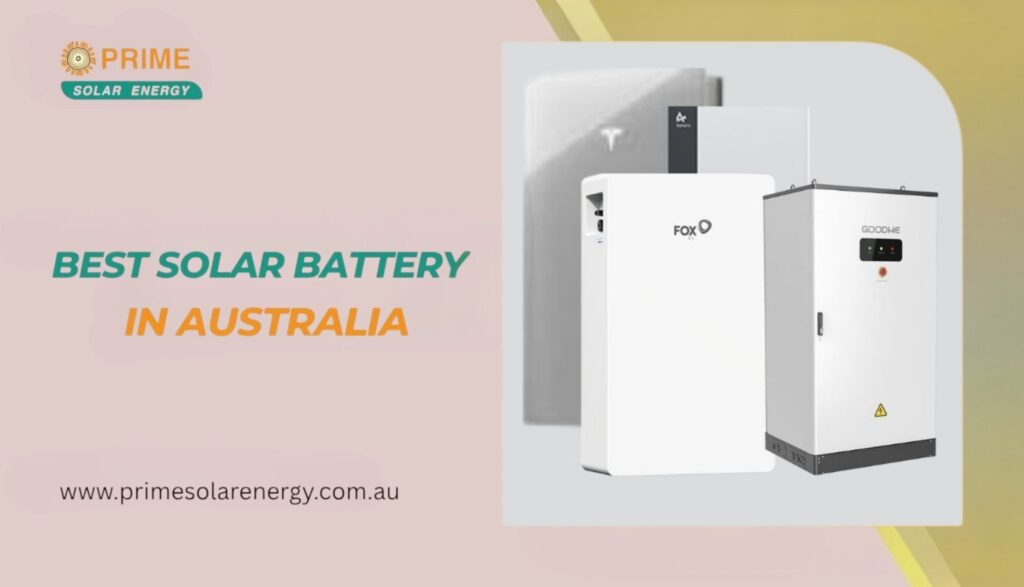 best solar battery in canberrra