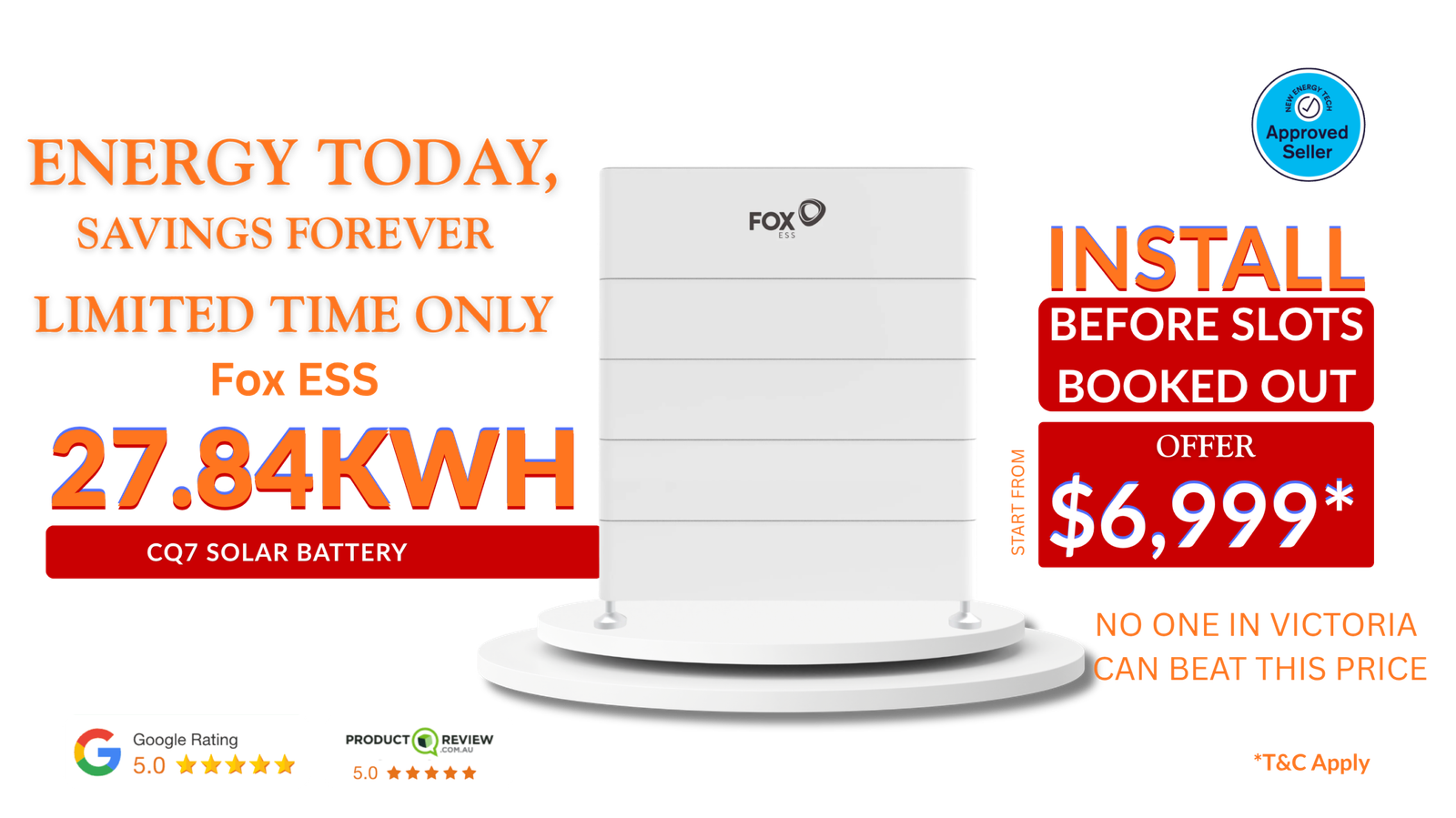27.84kWh fox ess battery price in canberra