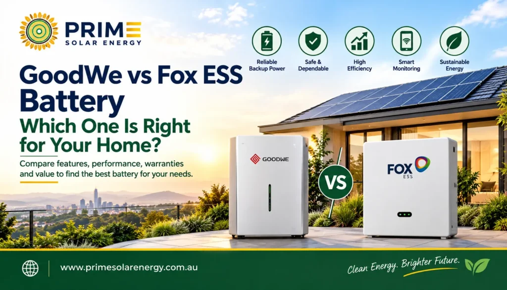 GoodWe vs Fox ESS Battery