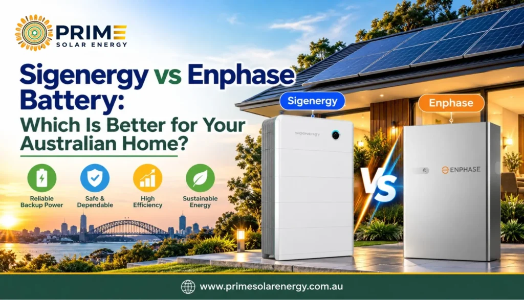 Sigenergy vs Enphase Battery